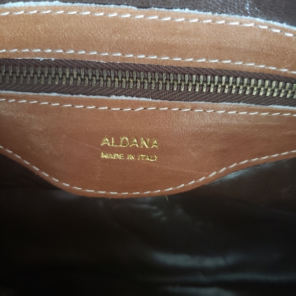 Aldana Made in Italy Leather Shoulder Camera Bag P - Picture 2 of 11